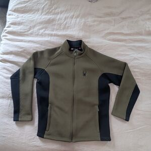 Spyder Full Zip Men's Heavy Weight Full Zip Fleece Lined Core Sweater Jacket XL